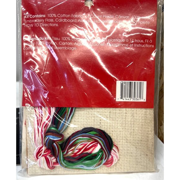 Christmas Cross-Stitch Kit "Youd Better Not Pout" By True Colors - Picture 4 of 4